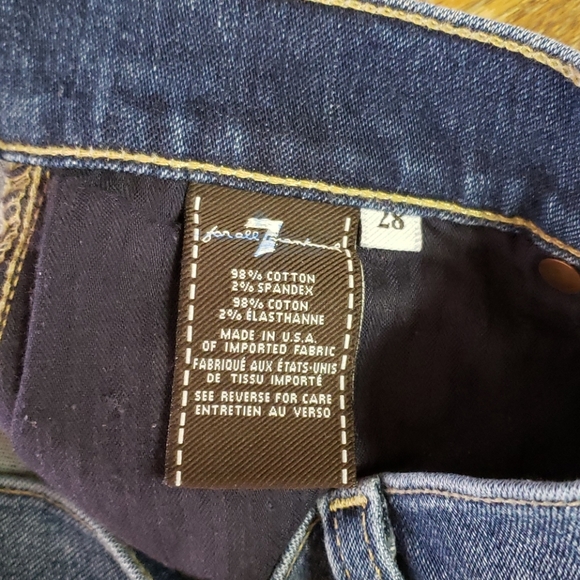 🎉HP🎉7 for all mankind jeans, size 28 - Picture 4 of 7